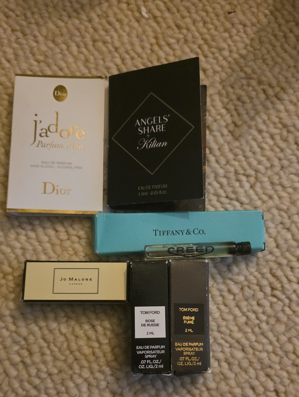 Luxury Fragrance Sample Lot — Dior, Kilian, Creed, Tiffany & More Men And Woman